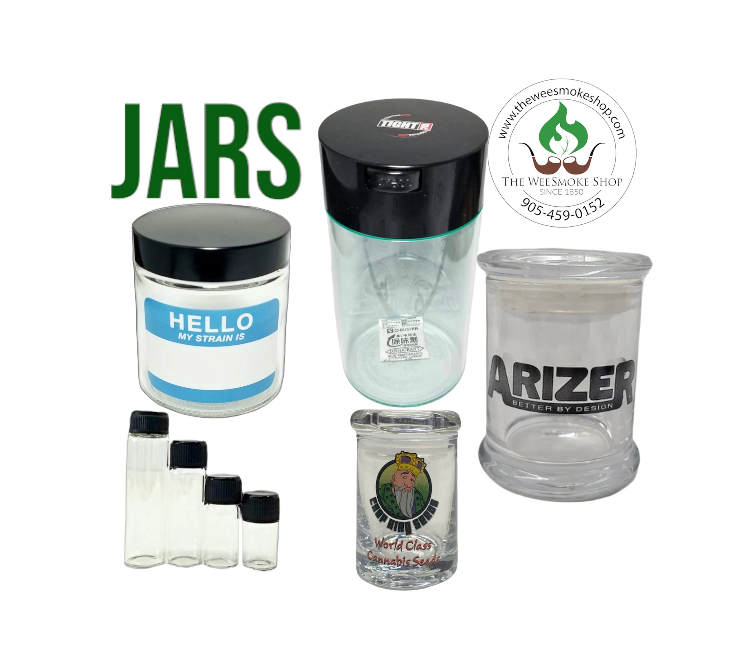 Cannabis Storage Jars and Containers – Avernic Smoke Shop