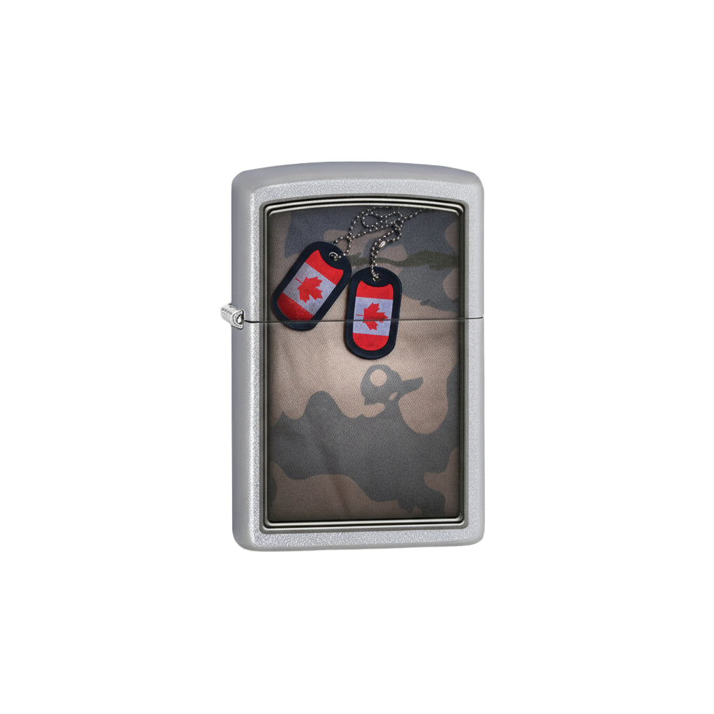 Zippo Canada Dog Tag Canadian Military - The Wee Smoke Shop