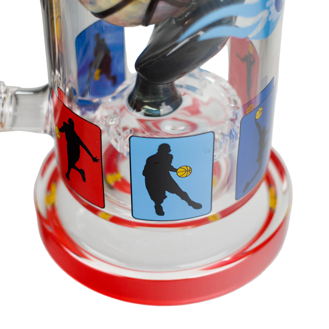 Cheech Basketball Theme 12" Glass Bong - Bong - The Wee Smoke Shop