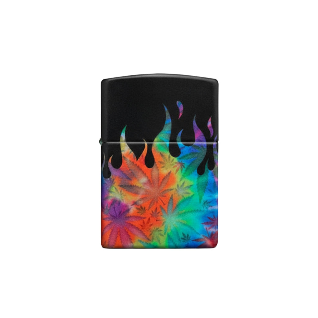 Zippo Blazing Leaf Design - The Wee Smoke Shop