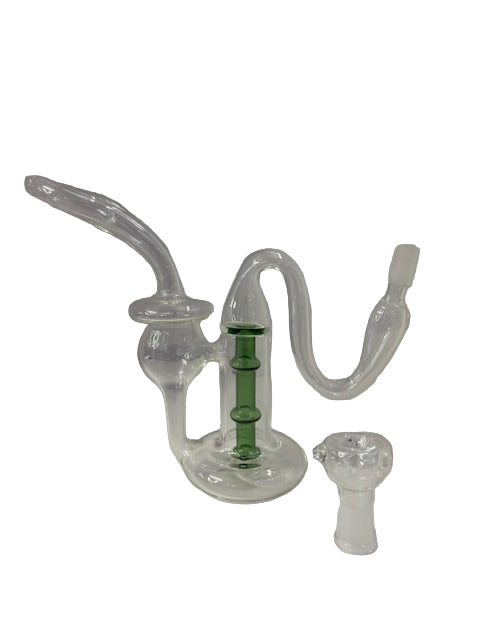 Bent w/ Straw/Straight Perc Dab Rig - The Wee Smoke Shop