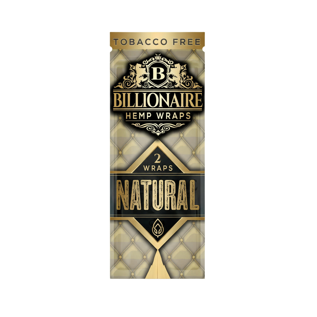 Hemp Wraps Billionaire - Natural - The Wee Smoke Shop