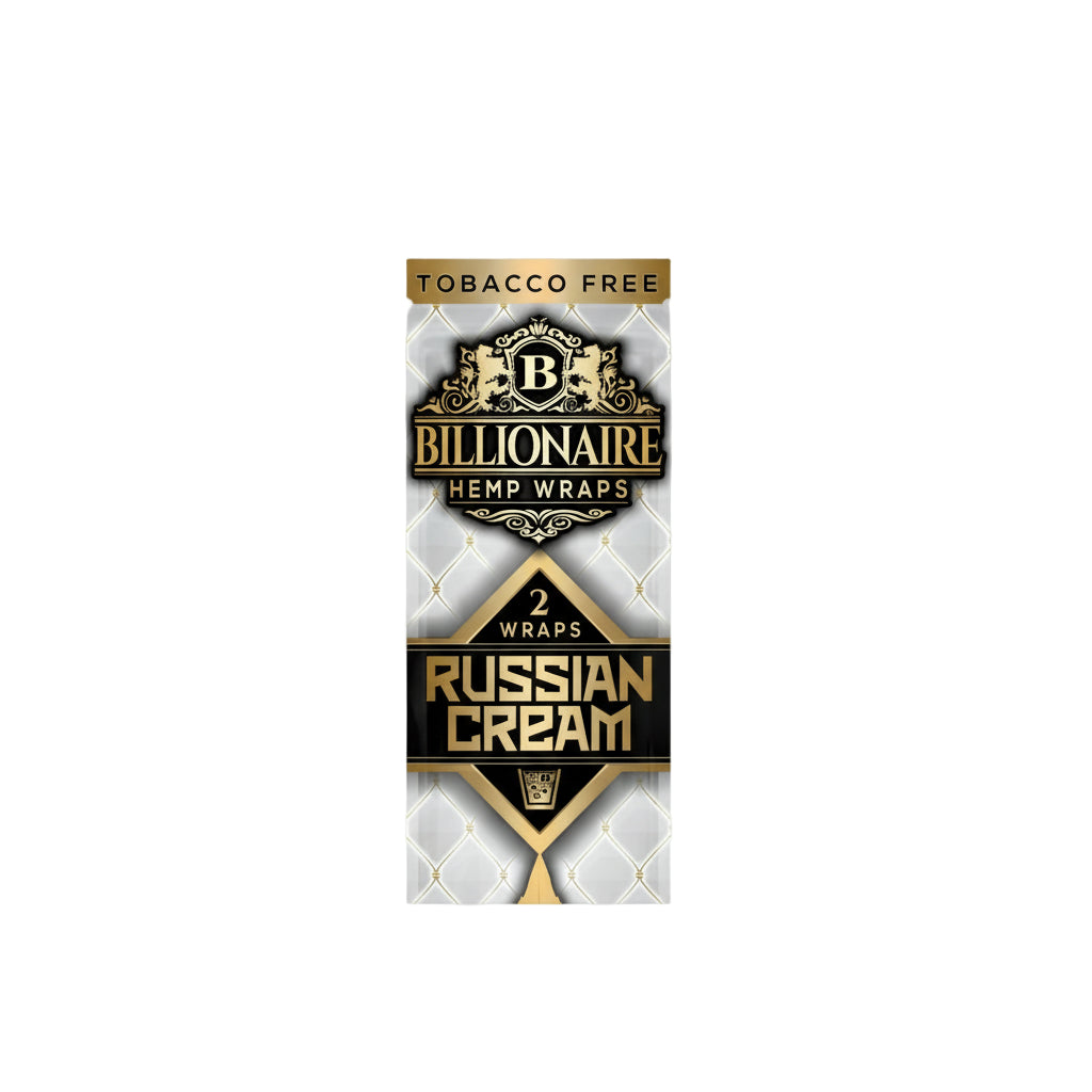 Hemp Wraps Billionaire - Russian Cream - The Wee Smoke Shop