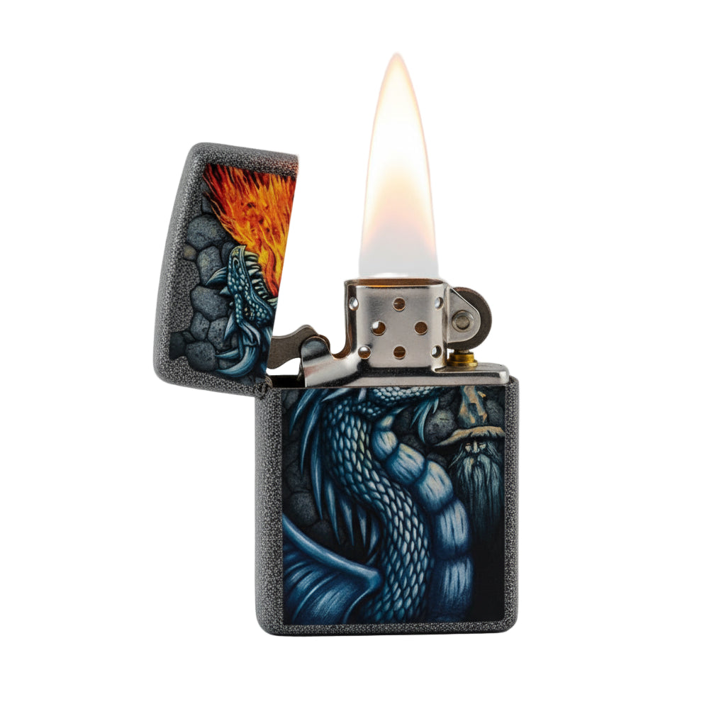 Zippo Fiery Dragon Design- The Wee Smoke Shop