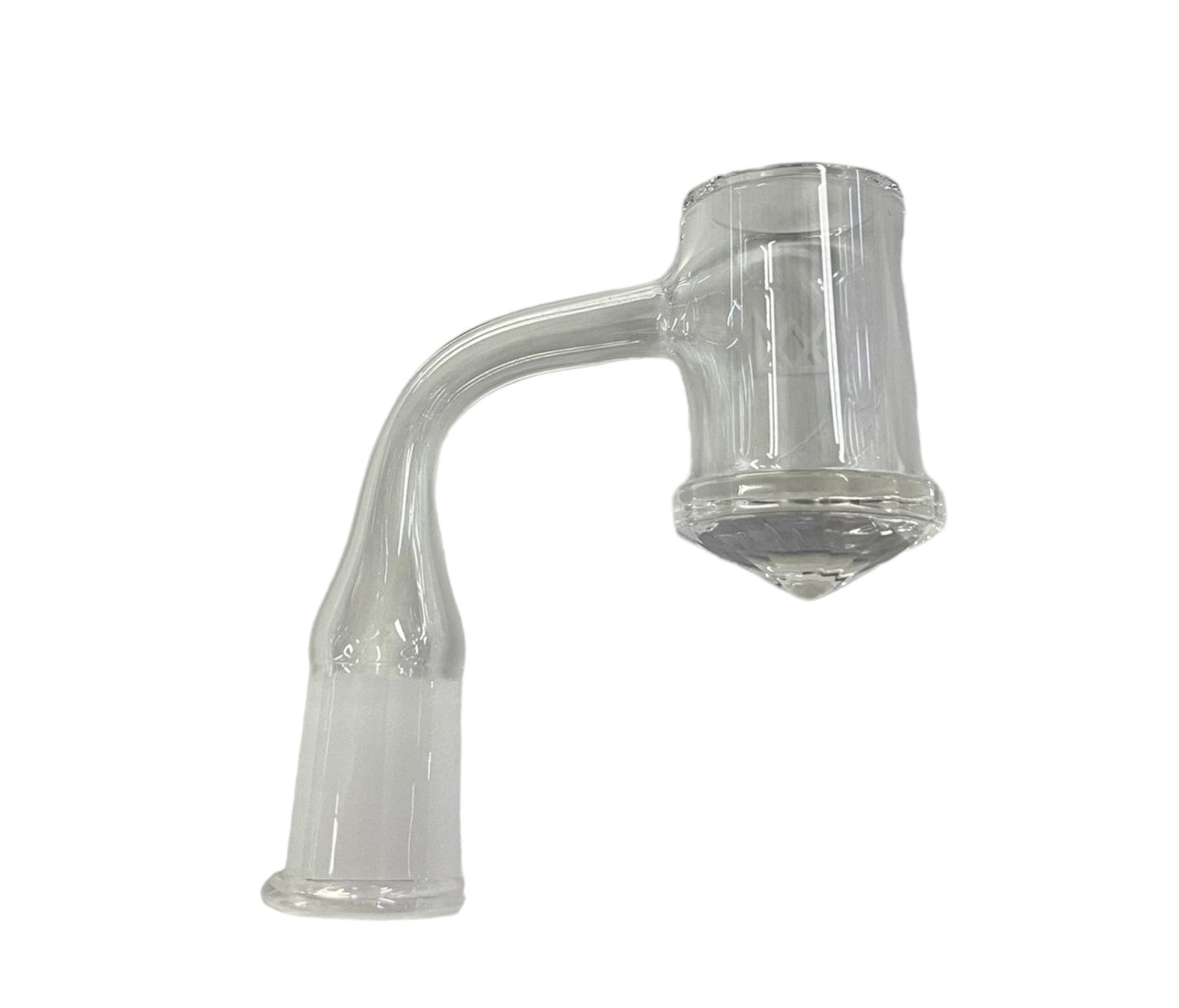 gear premium quartz 14mm female banger 90 degree with beveled edge clear dab nail - The Wee Smoke Shop
