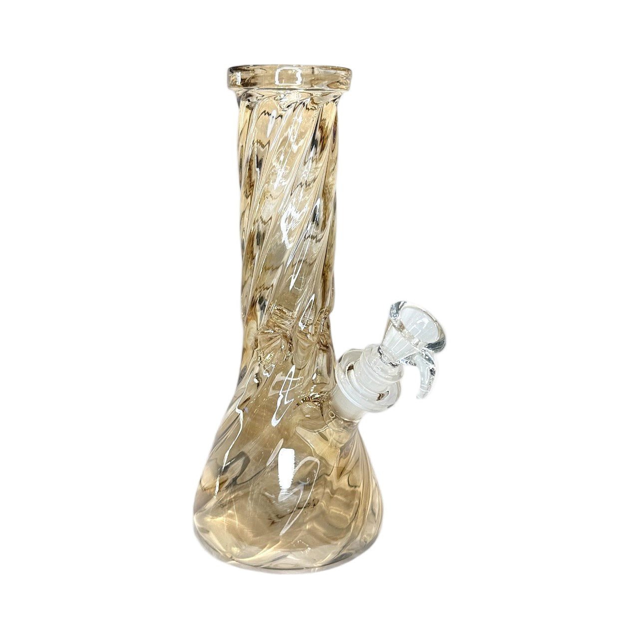 Halo Twisted 10" Glass Bong (5mm) - The Wee Smoke Shop