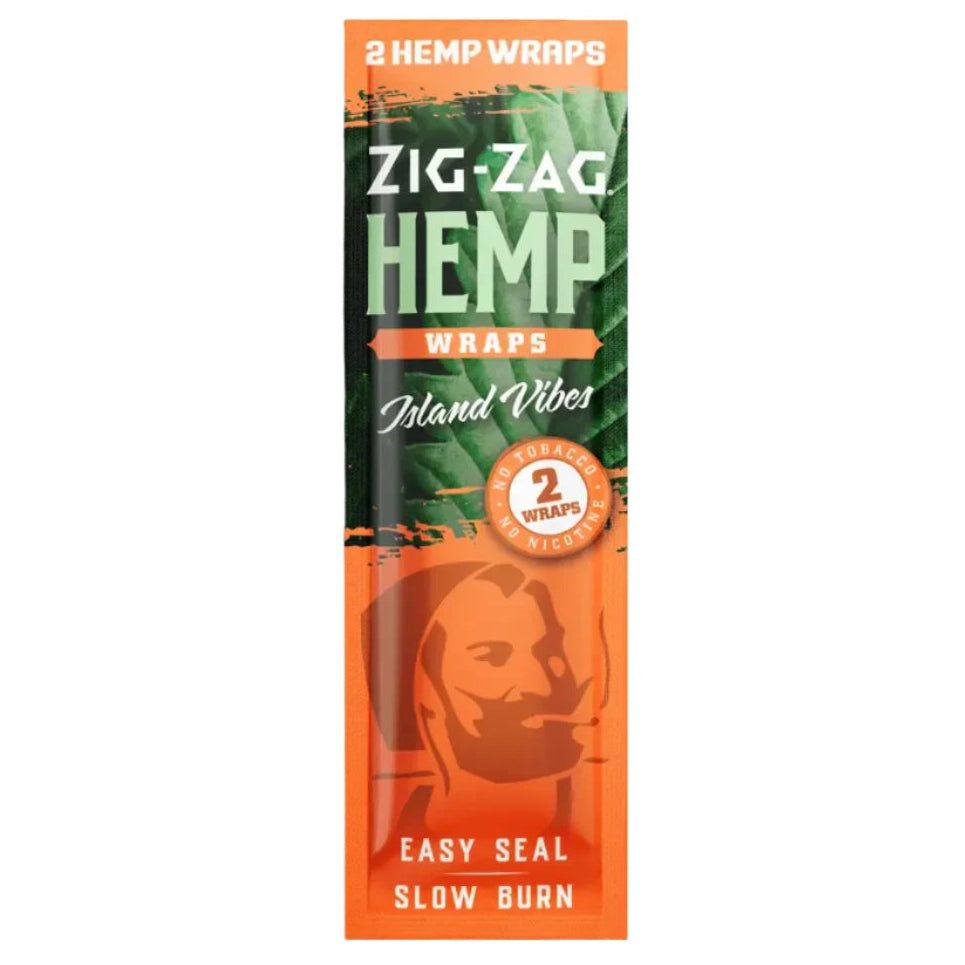 Zig Zag Hemp Wrap - Island Vibes - The Wee Smoke Shop