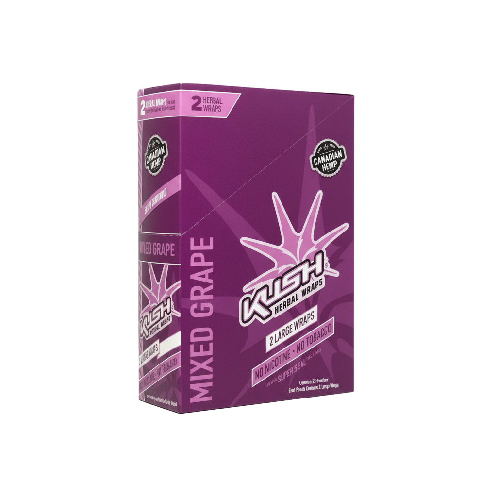 Hemp Wraps Kush - Mixed Grape - The Wee Smoke Shop