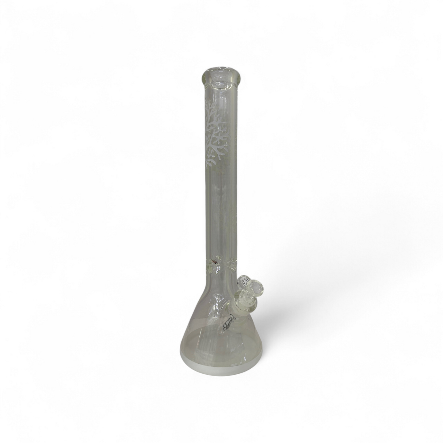Marley Tree 18" 9mm Glass Bong - White - The Wee Smoke Shop