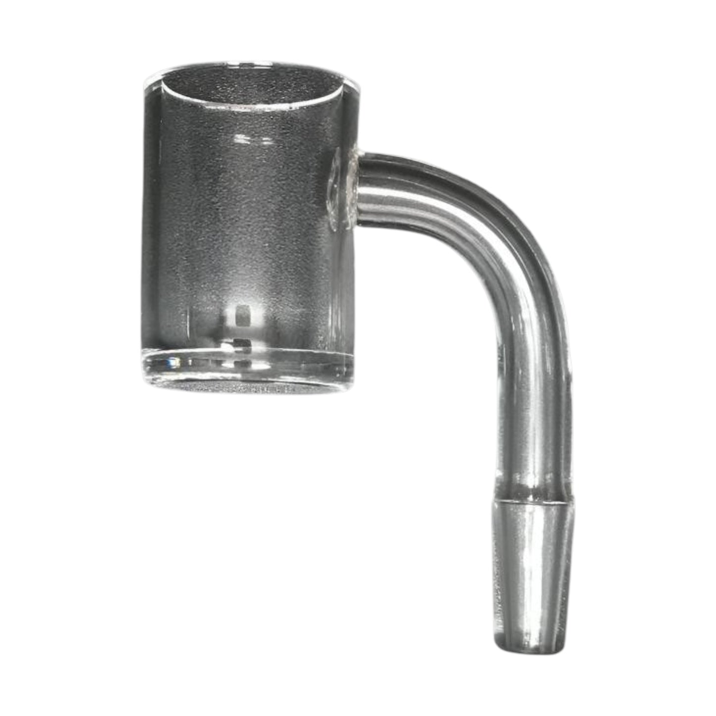 quartz banger nail 90 degree clear glass dab banger for oil rig - The Wee Smoke Shop