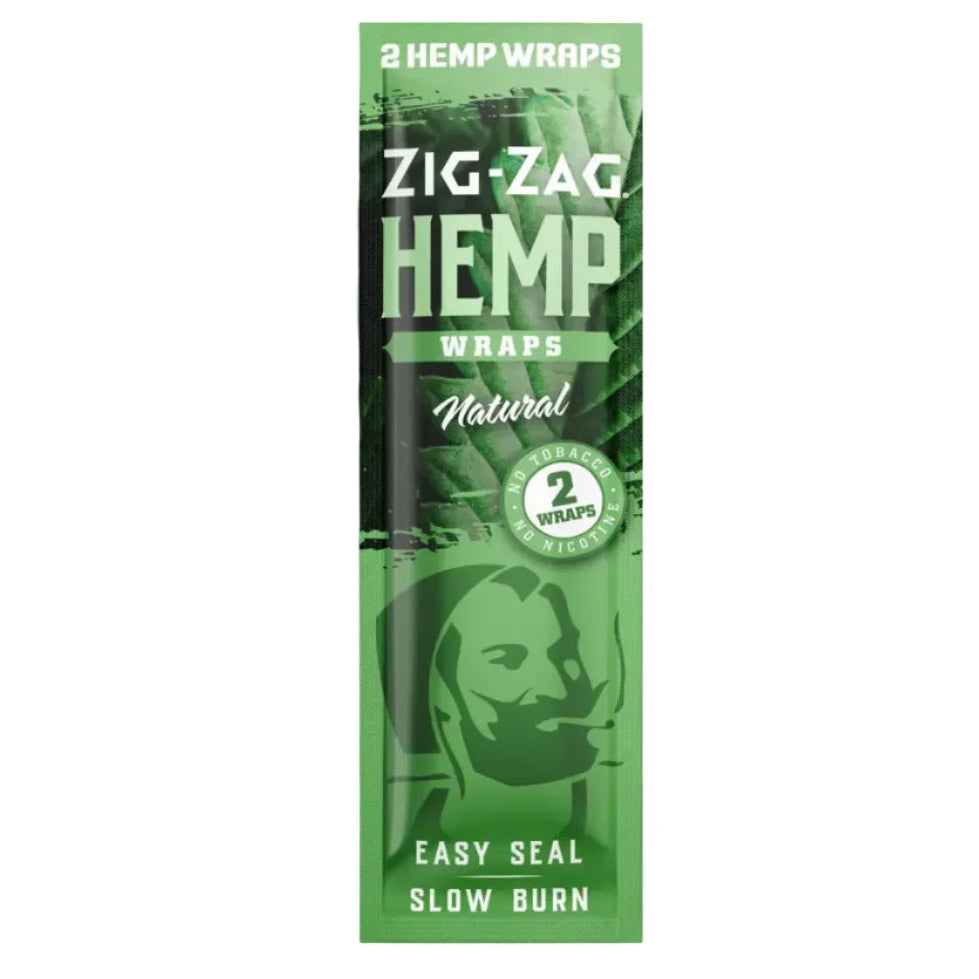Zig Zag Hemp Wrap - Natural - The Wee Smoke Shop