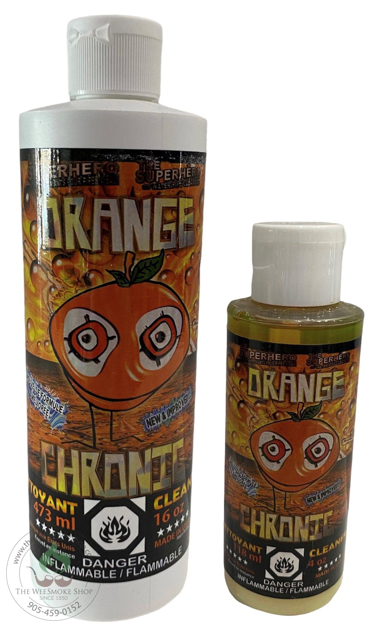 Orange Chronic Bong Wash The Wee Smoke Shop