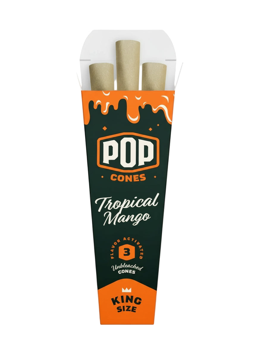 POP - King Size - Cones - Tropical Mango - The Wee Smoke Shop