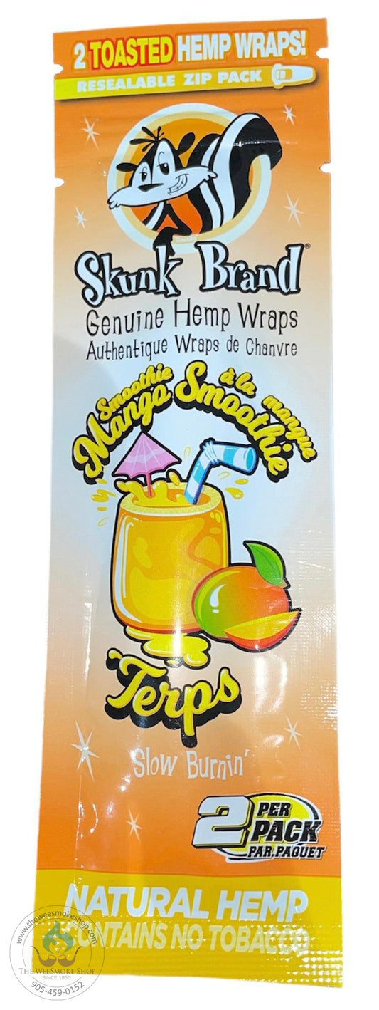 Skunk Brand Genuine Flavoured Hemp Wraps - Mango Smoothie - The Wee Smoke Shop