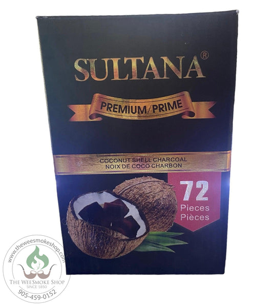 Sultana Premium Coconut Shell Charcoal - Hookah Coals - The Wee Smoke Shop