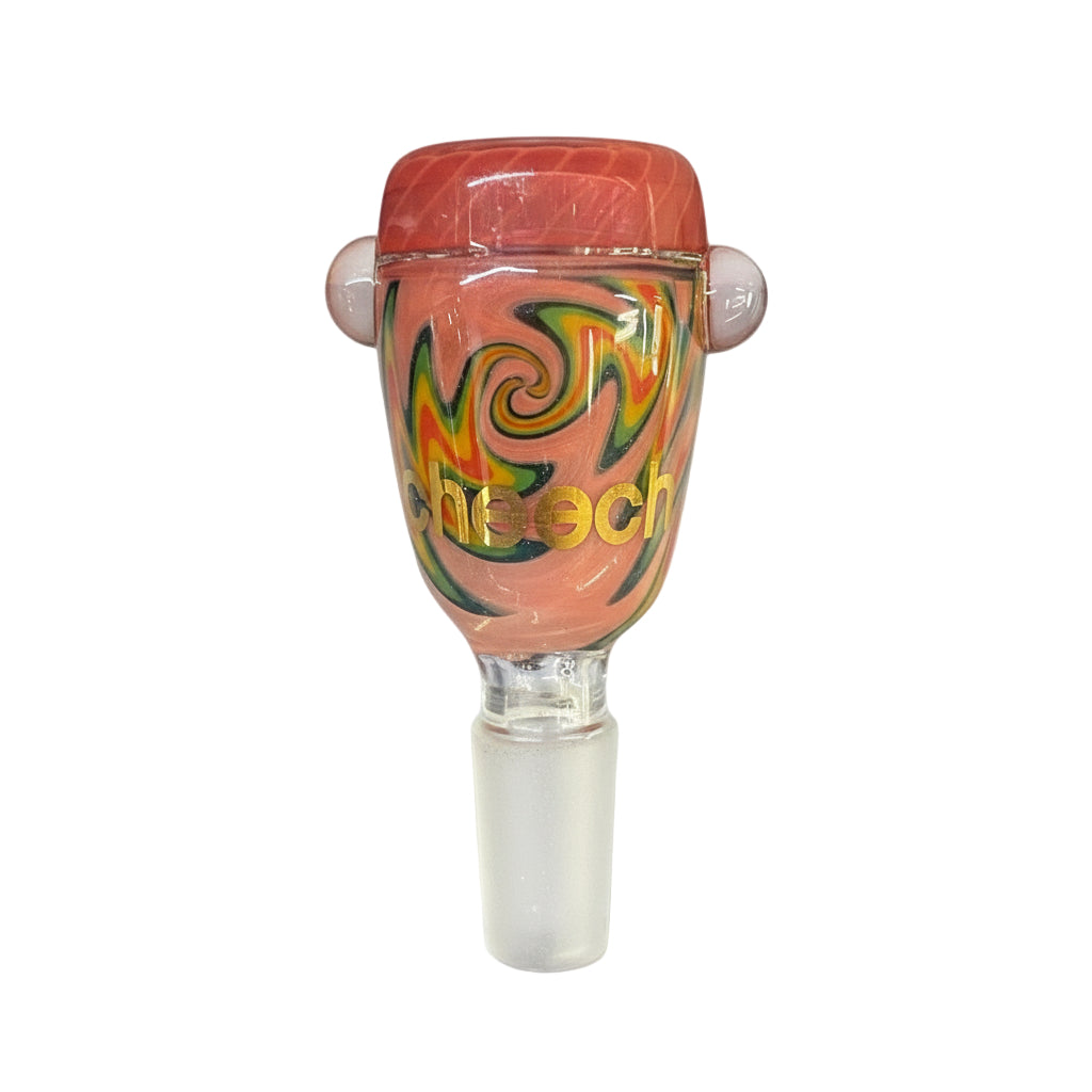 Red - Cheech 14mm Dichro Bowl -Bowls - The Wee Smoke Shop