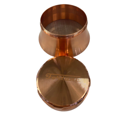 Rose Gold-Fortune 90mm Colourful 4-Part Grinder-The Wee Smoke Shop