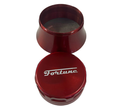 Red-Fortune 90mm Colourful 4-Part Grinder-The Wee Smoke Shop