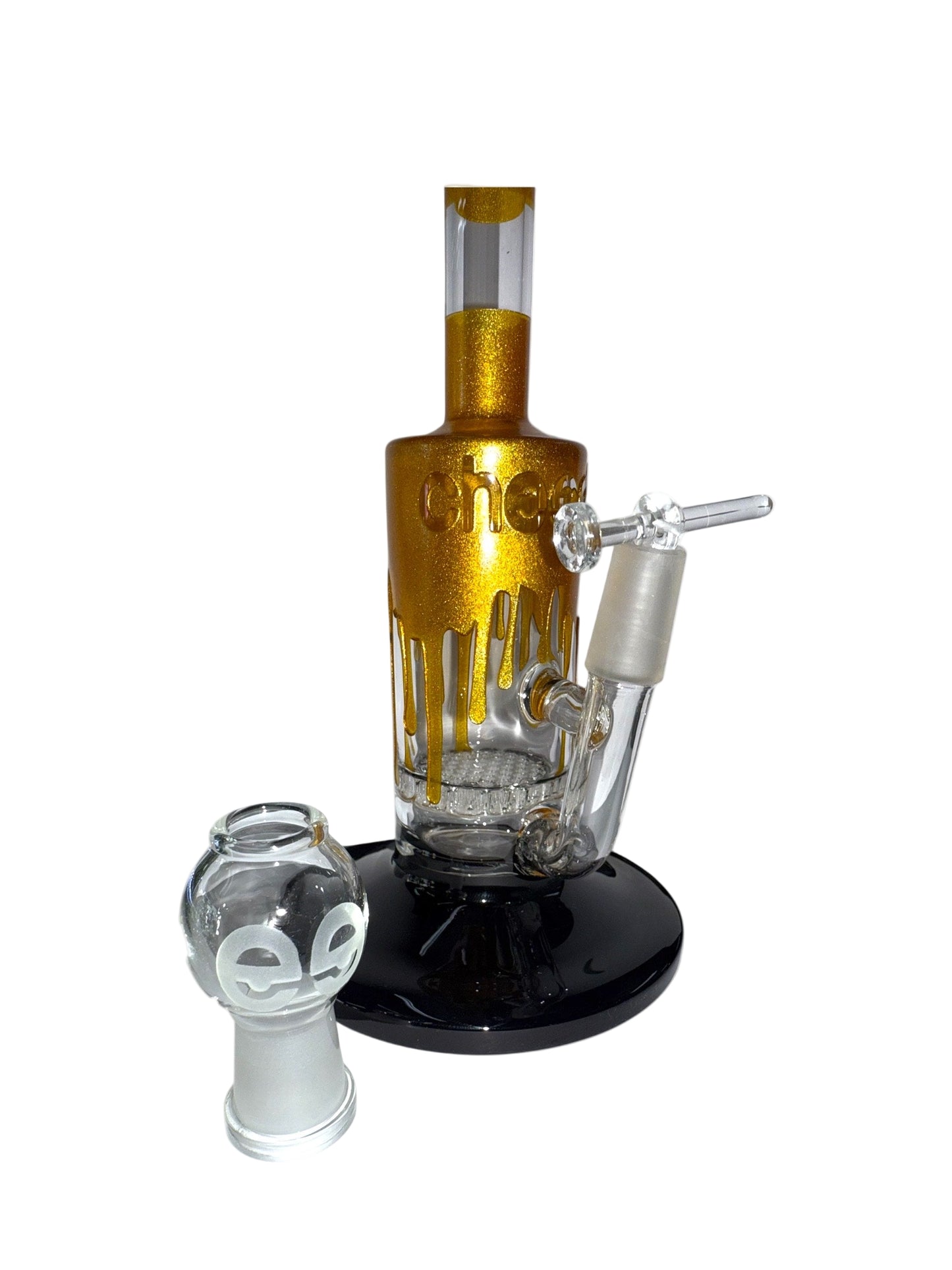 Cheech 11" Honeydrip Honeycomb Oil Rig - The Wee Smoke Shop