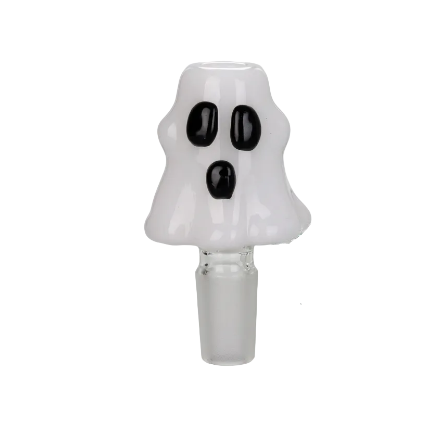 Featuring Pulsar 14mm Spooky Ghost Glass Bowl Piece on white background