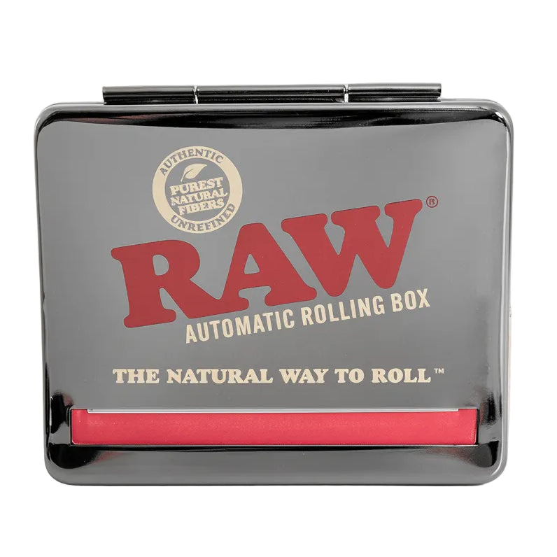 RAW automatic rolling box 110 mm on a white background