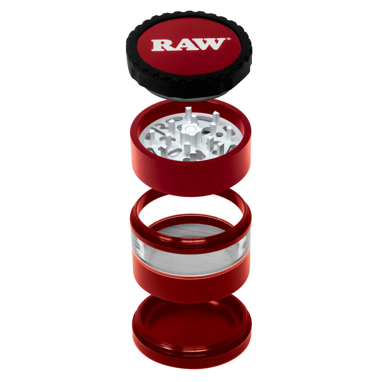 RAW 4-Piece Life Grinder - Clear Body