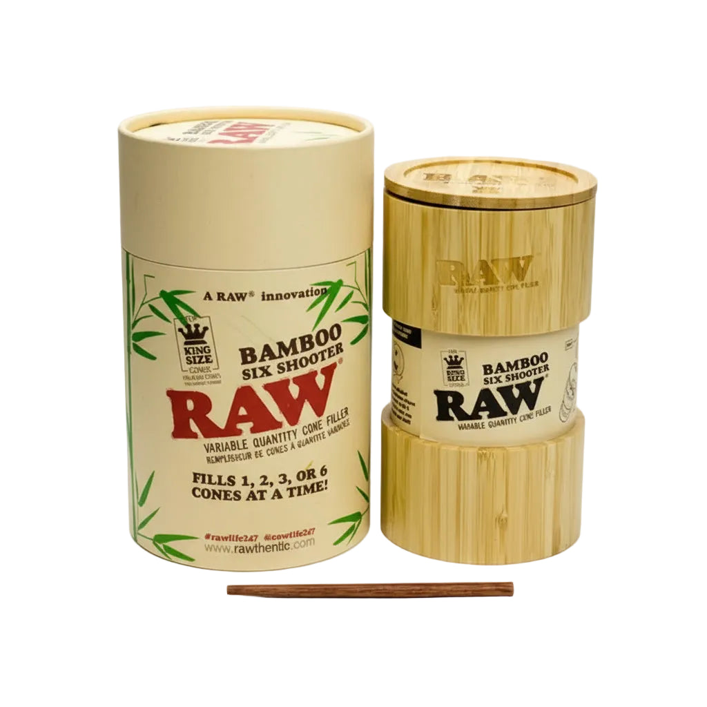 Raw King Bamboo Six Shooter - The Wee Smoke Shop