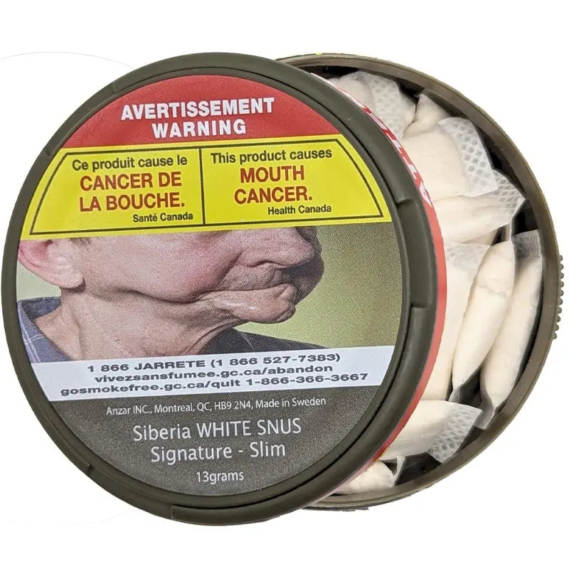 Siberia White Snus Signature - Slim - Tobacco Pouches - The Wee Smoke Shop