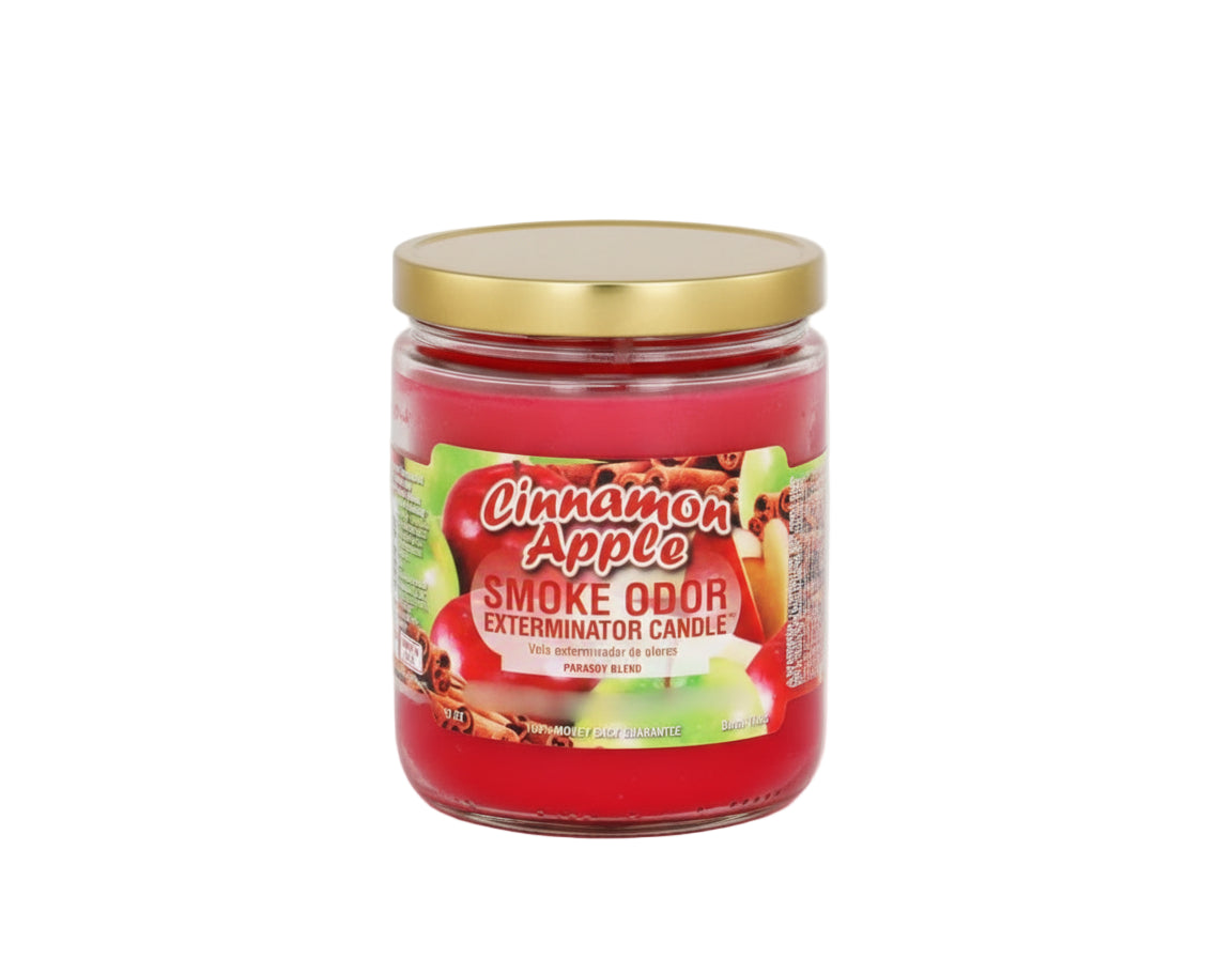 Cinnamon Apple Smoke Odor Exterminator Candle - The Wee Smoke Shop