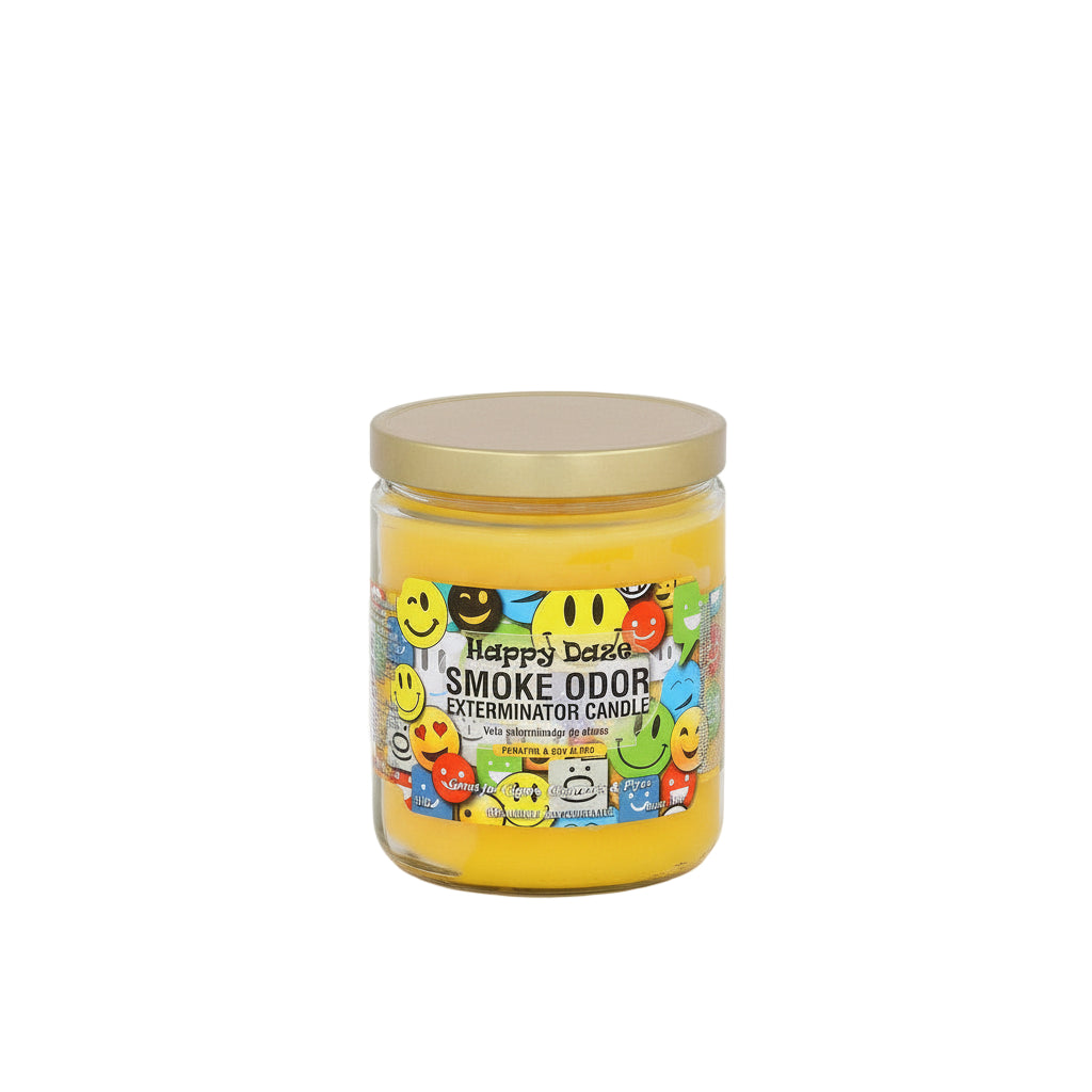 Happy Daze Smoke Odor Exterminator Candle - The Wee Smoke Shop