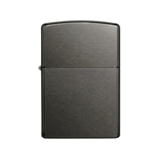 Zippo Gray Dusk Matte lighter on white background