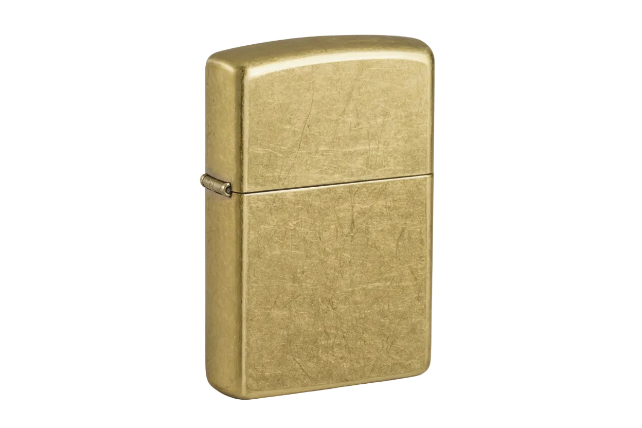Zippo Regular Street Brass - Zippo Lighter - The Wee Smoke Shop