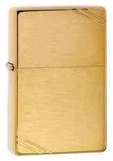 Zippo - Vintage Brass - The Wee Smoke Shop