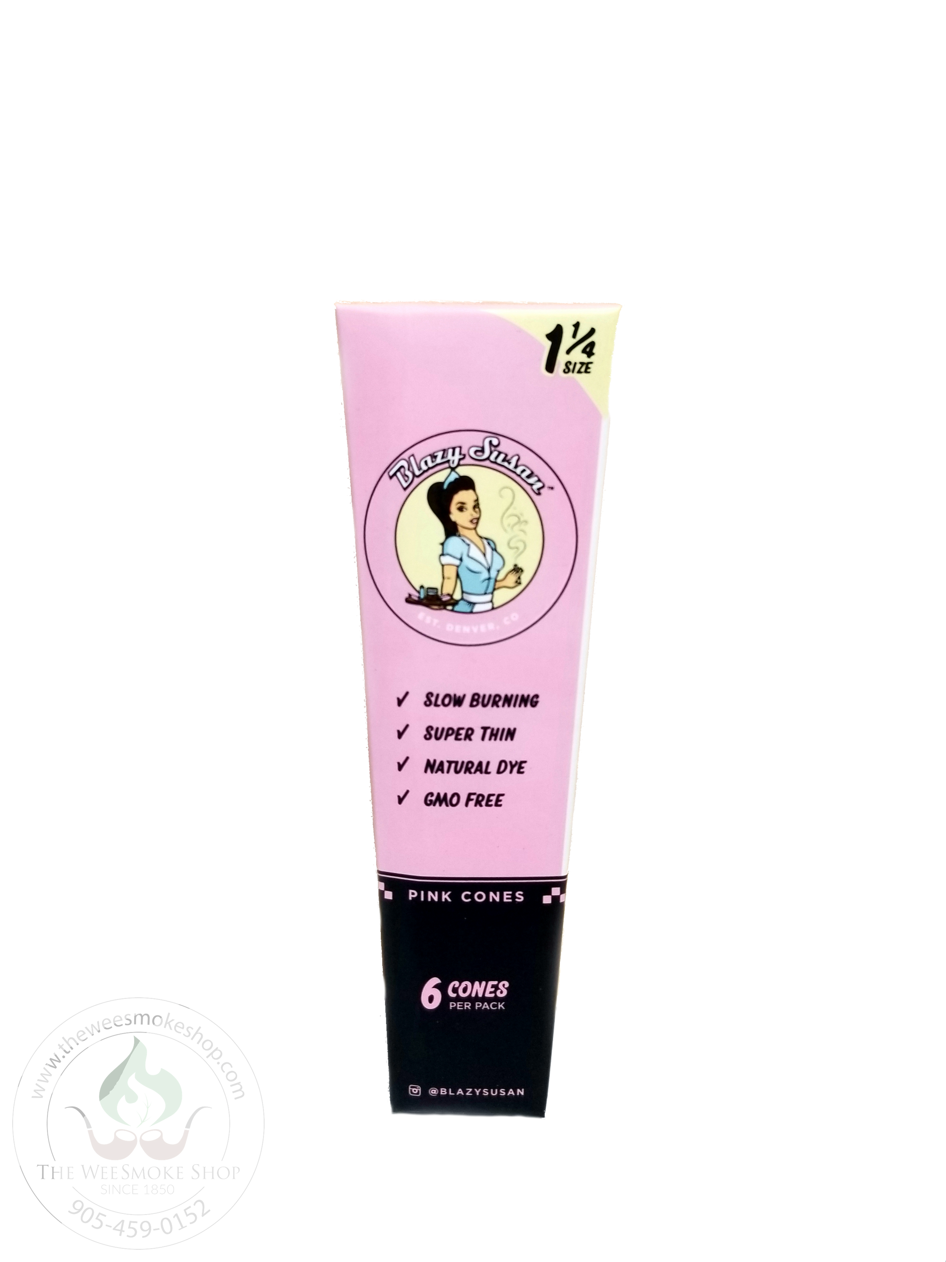 Blazy Susan Pink Cones-rolling papers-The Wee Smoke Shop
