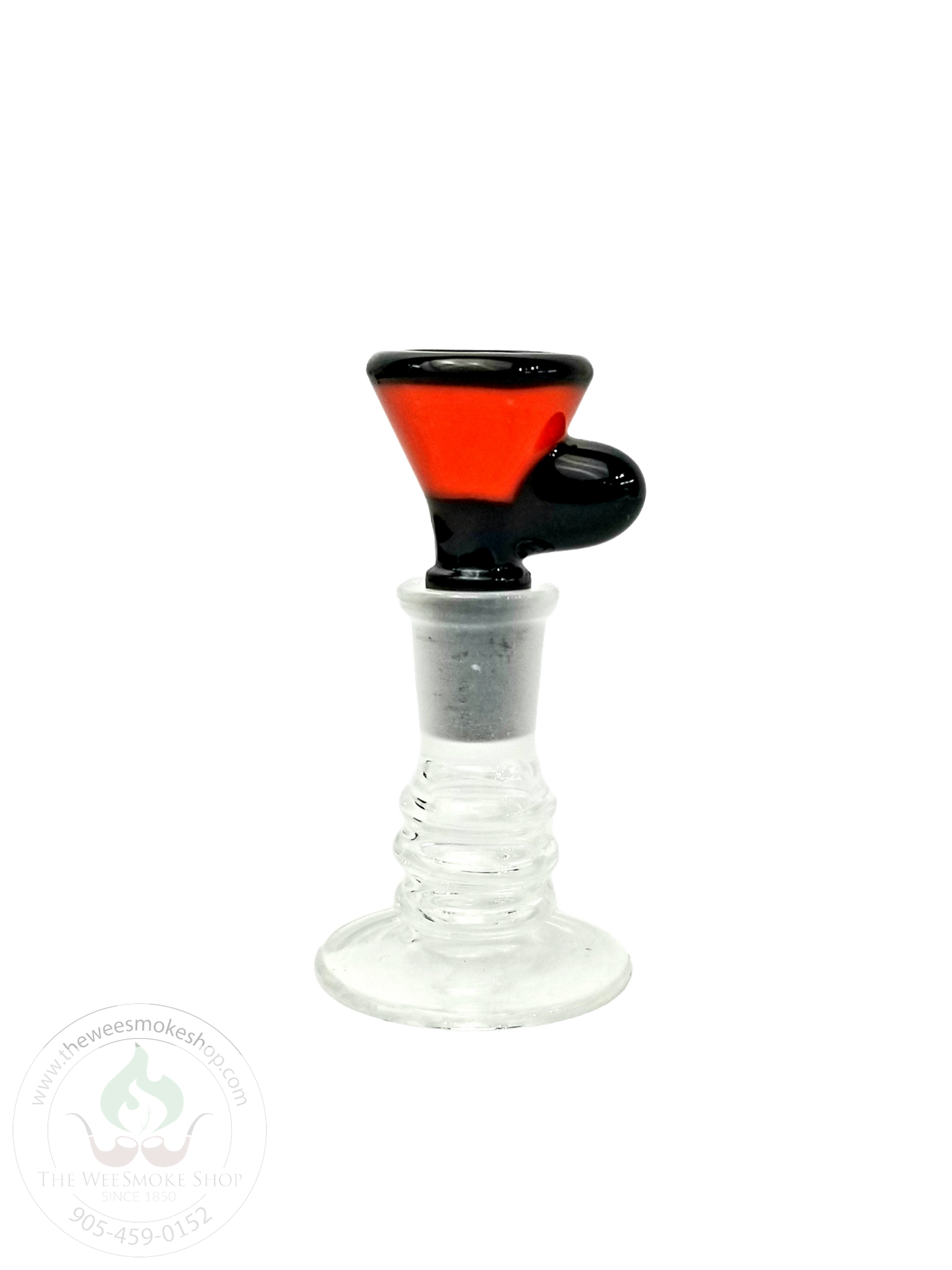 Cheech Solid Colour Stripe (14mm) Bowl-Red-The Wee Smoke Shop