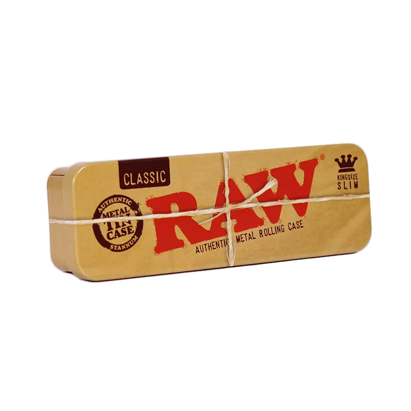 RAW Tin Case - King Slim - The Wee Smoke Shop