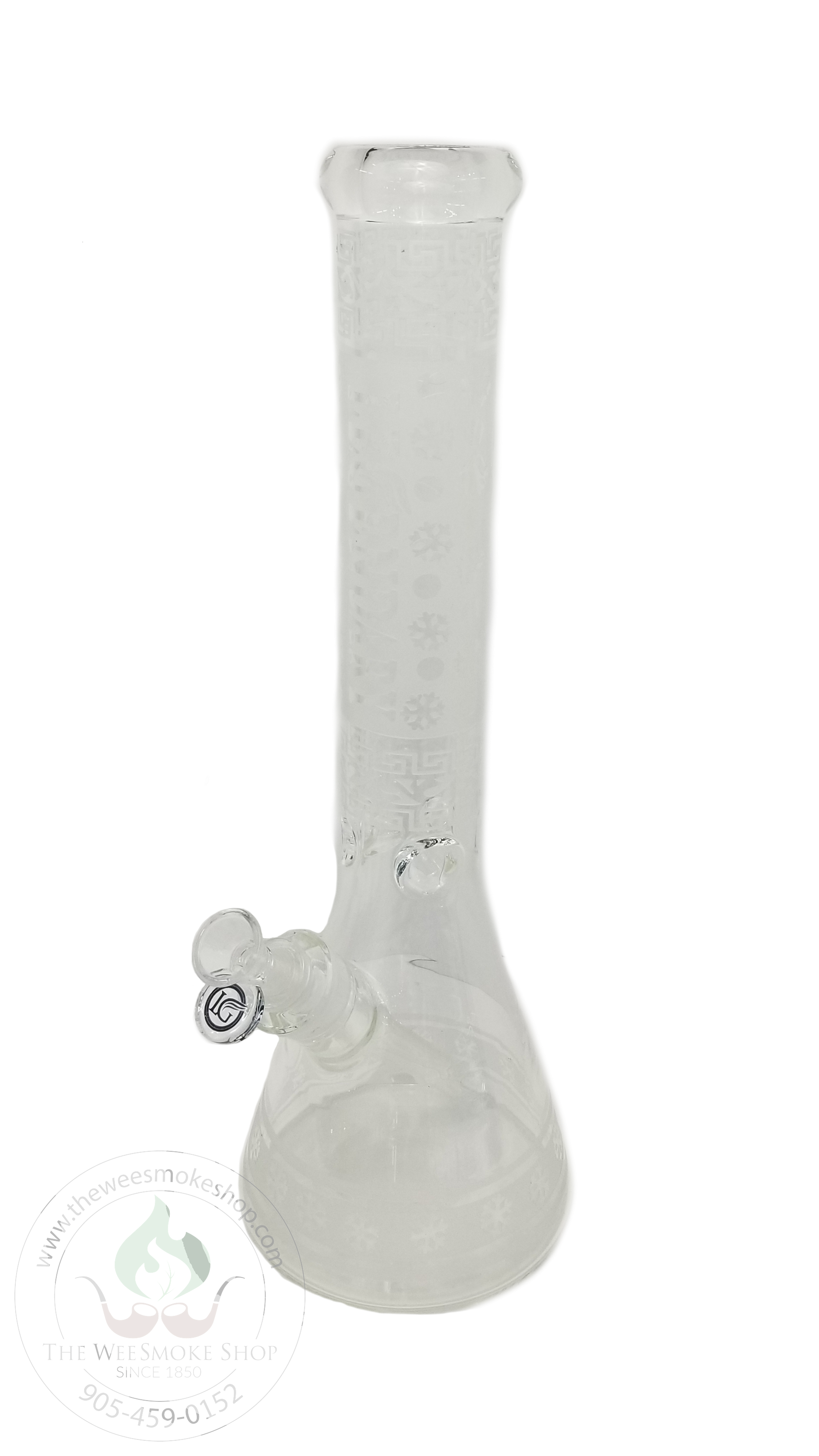 Legendary (16") Frosted Snowflake Bong-Bongs-The Wee Smoke Shop