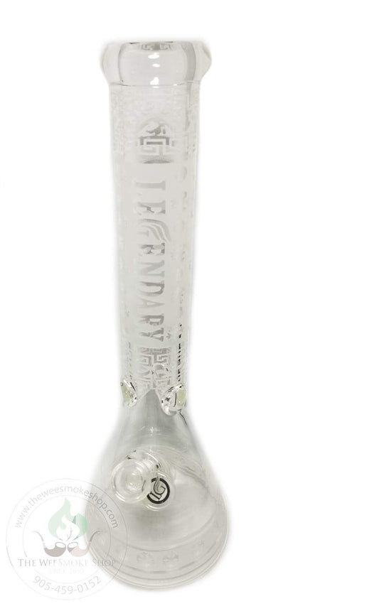 Legendary (16") Frosted Snowflake Bong-Bongs-The Wee Smoke Shop