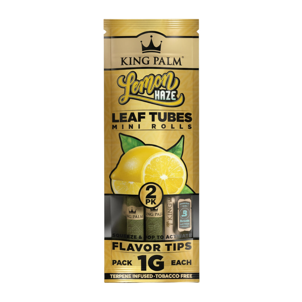 King Palm Mini - Lemon Haze (2) - Blunt Cones - The Wee Smoke Shop
