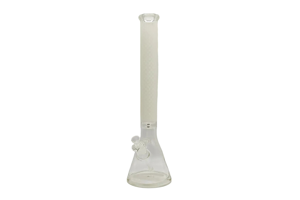 Supreme X LV 20" 9mm Beaker Bong - White - The Wee Smoke Shop