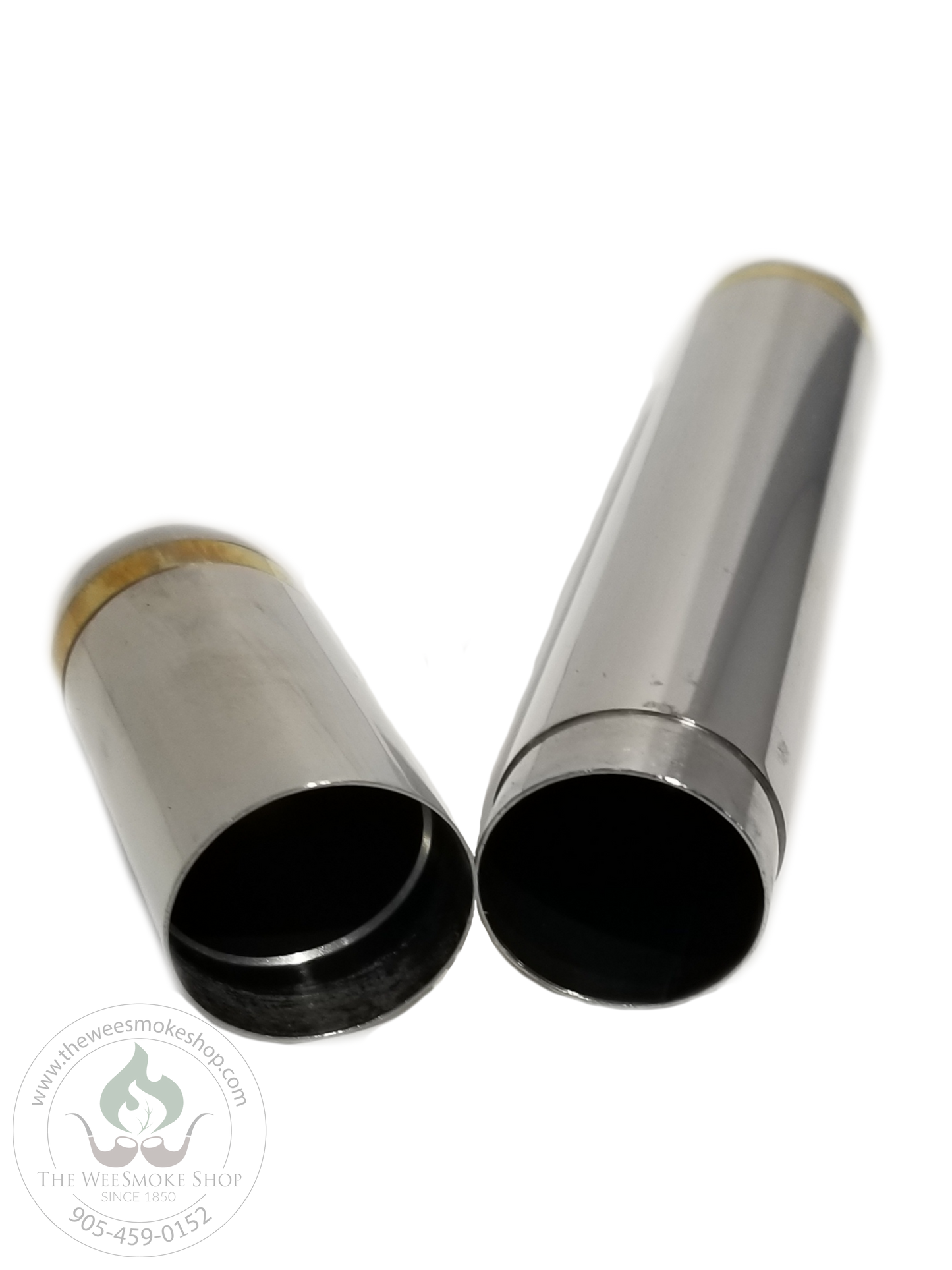 Metal Cigar Tube-cigar accessory-The Wee Smoke Shop