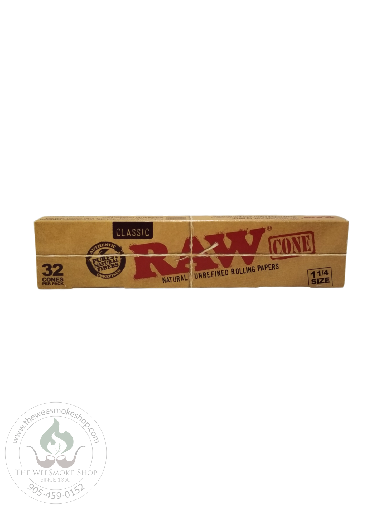 RAW Classic Cones: 1 1/4 (6 pack or 32 pack)-cones-The Wee Smoke Shop