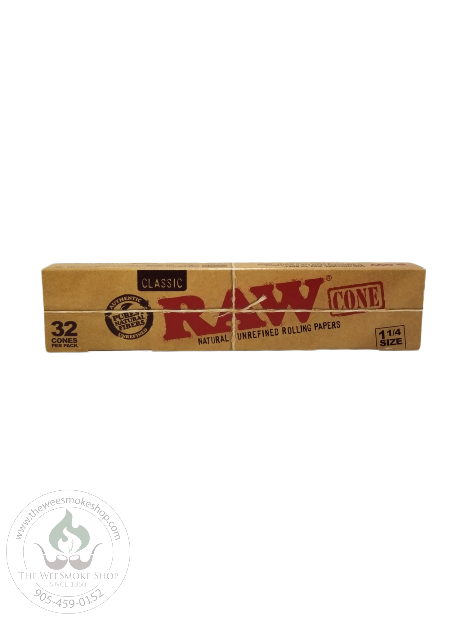 RAW Classic Cones: 1 1/4 (6 pack or 32 pack)-cones-The Wee Smoke Shop
