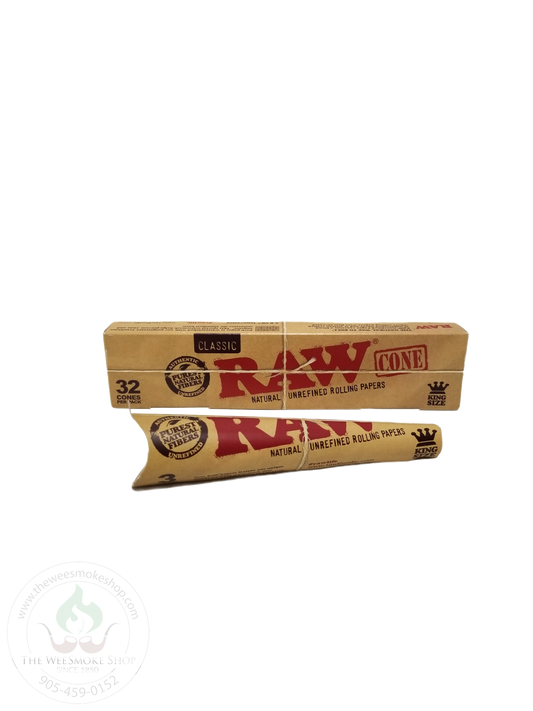 RAW Classic Cones: King Size (3 pack or 32 pack)-cones-The Wee Smoke Shop