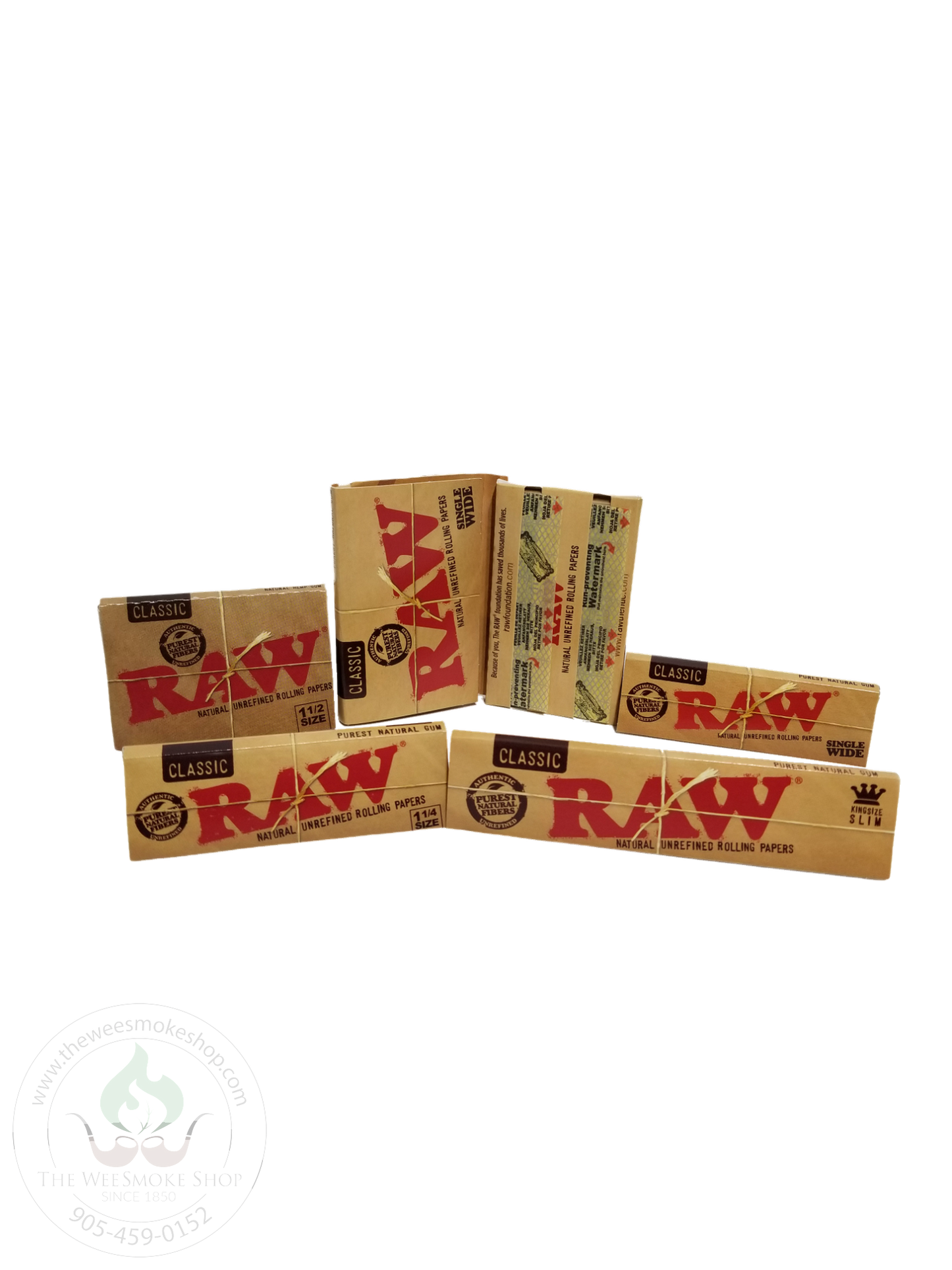 RAW Classic Rolling Papers-rolling papers-The Wee Smoke Shop