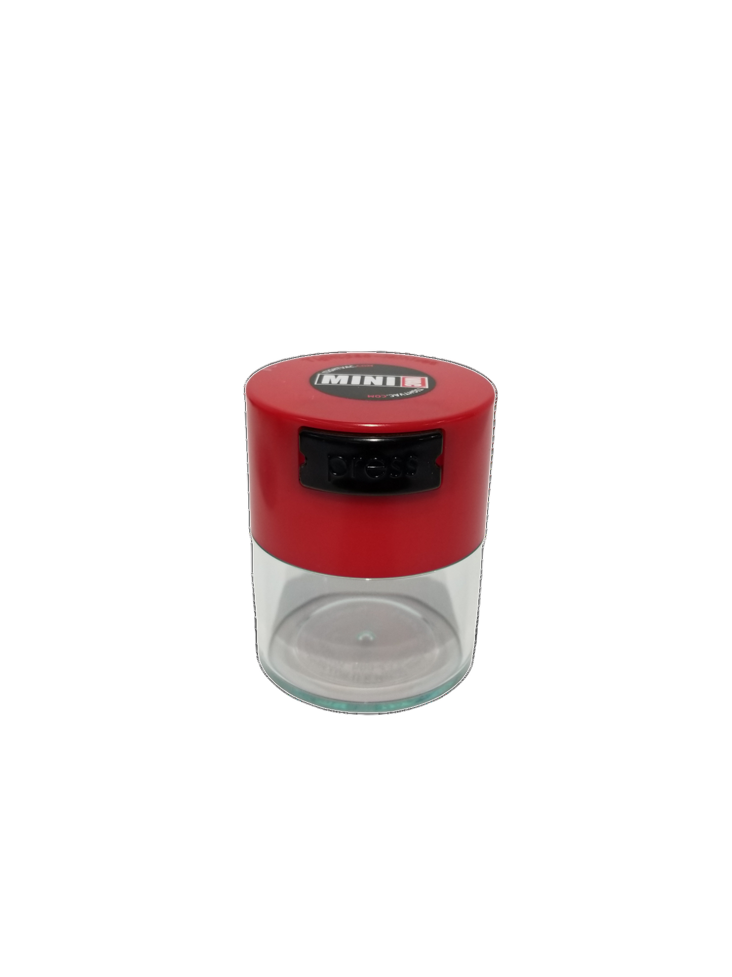 Clear and Red Tight Vac 0.12L (Mini Vac)-storage-The Wee Smoke Shop