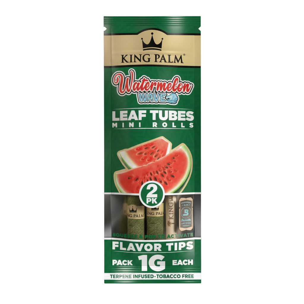 King Palm Mini - Watermelon Wave (2) - Blunt Cones - The Wee Smoke Shop