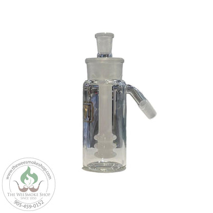 Marley 14mm Removable Perc Ash Catcher (45 Degree)-White-Ash Catcher-The Wee Smoke Shop