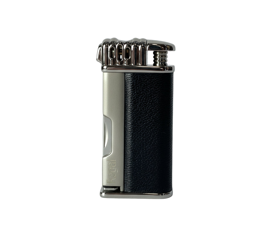 Black 4 Flame Regal Pipe Lighter - The Wee Smoke Shop