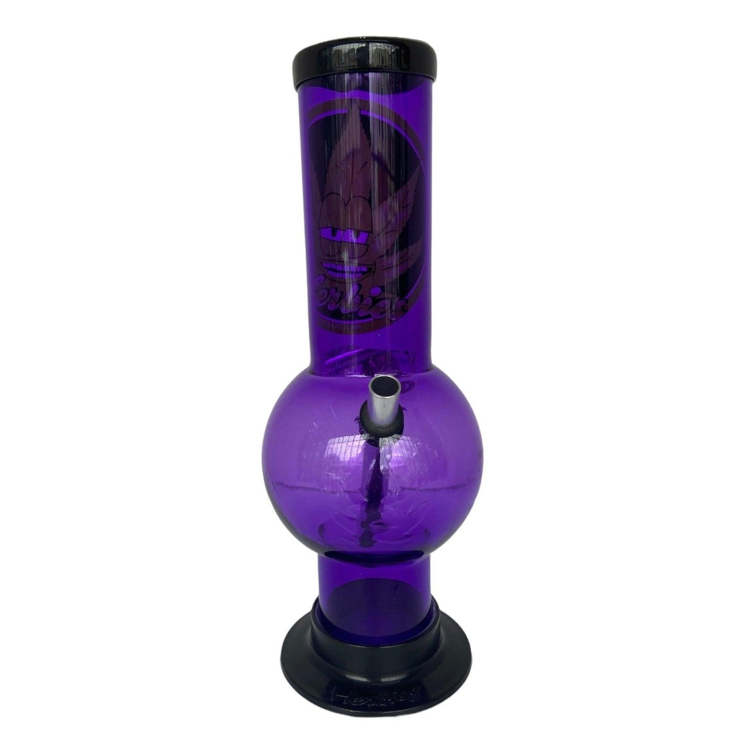 Purple-Herbies Acrylic Bong 10"-Acrylic Bongs- The Wee Smoke Shop